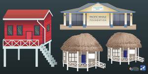 buildings and shops