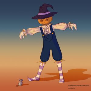 inktober 2024 scarecrow