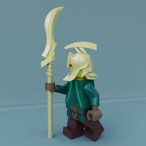  lego fantasy minifigure side