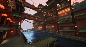 asian valley town 03