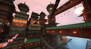 asian valley town 04