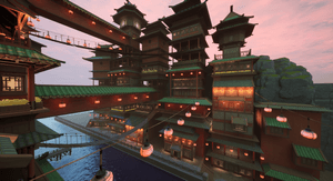 asian valley town 05
